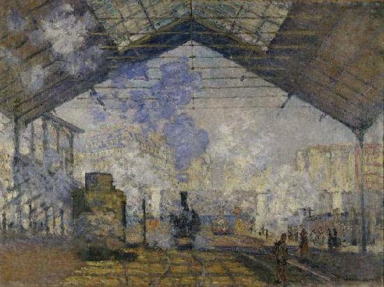 Claude Monet La Gare Saint-Lazare de Claude Monet oil painting picture